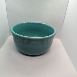 Fiestaware Post 86 Turquoise Gusto Bowl  w/ bonus Cobalt Gusto bowl see details